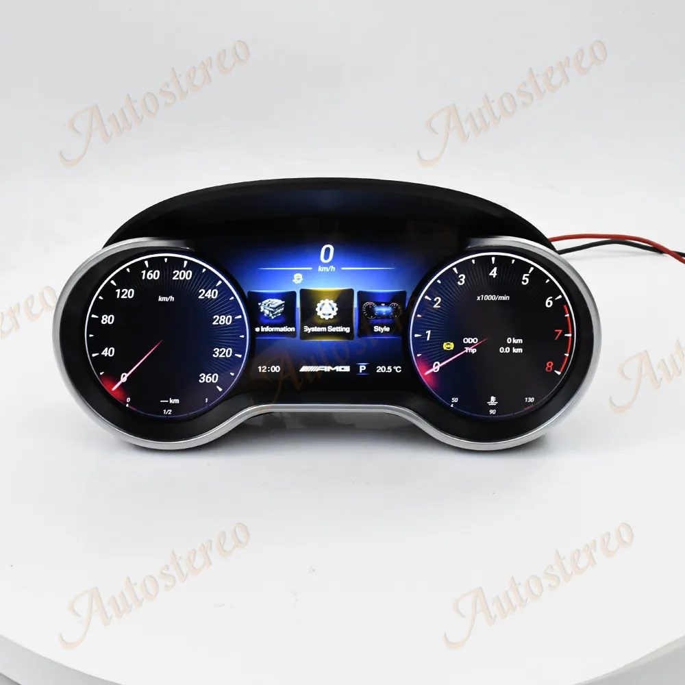 

ZWNAV ЖК-цифровой приборной панели для Benz R 2016-2017 ML GL 2005-2010, измеритель скорости, автомобильный дисплей приборной панели, виртуальный цифровой спидометр