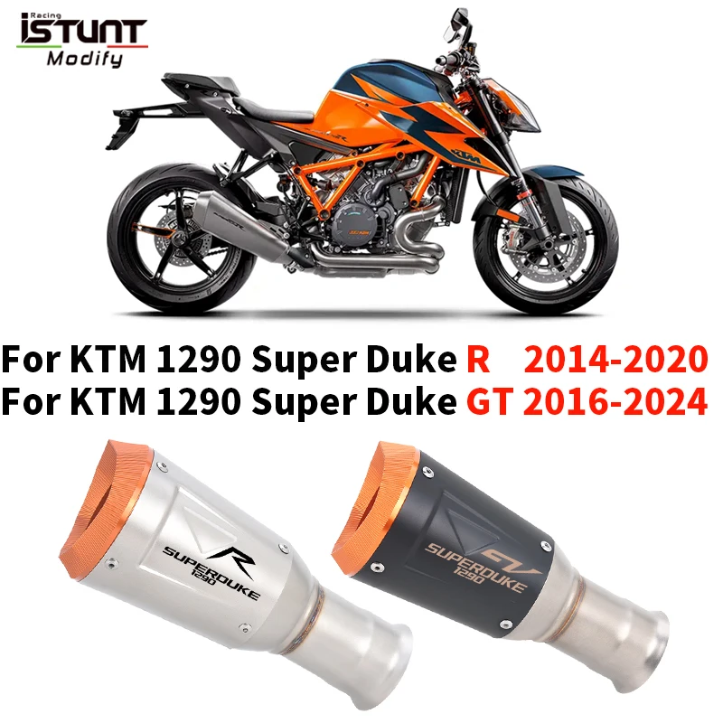 

For Ktm 1290 Super Duke R 2014 -2020 For Ktm 1290 Super Duke GT 2016 - 2024 Motorcycle Exhaust System Muffler Escape Moto