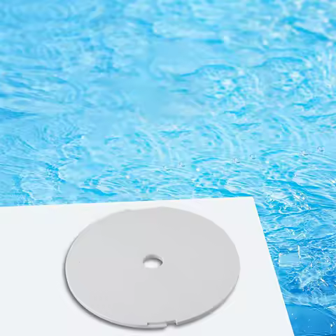 1 X Plastic Deck Pool Skimmer Lid Round Cover Replacement Parts For Hayward SPX1096 PVC Pool Skimmer Lid Spa Cover