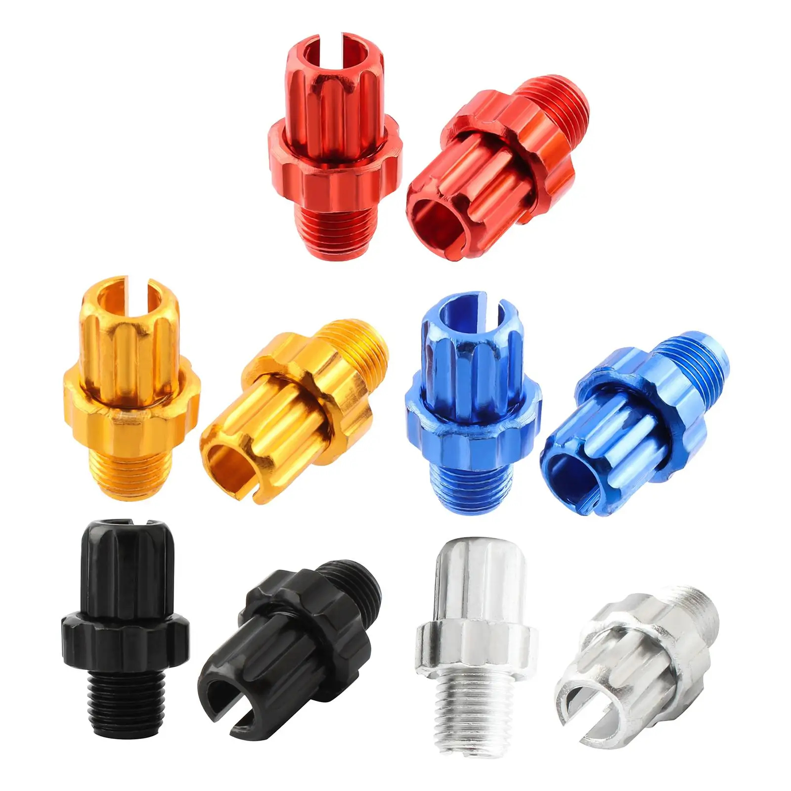 Bike Brake Screws M10 Aluminum Alloy Bright Color Lever Adjustment Bolts Nuts for Mountain Road Bicycle Spare Parts and Tuning