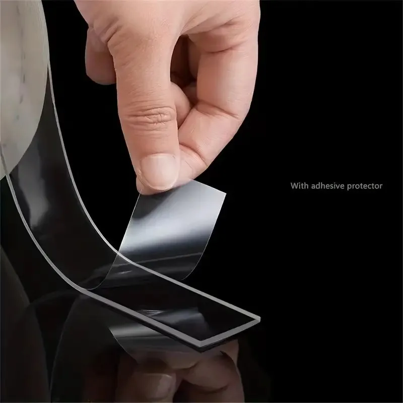 1M/5M Nano Tape Double Sided Tape Transparent NoTrace Reusable Waterproof Adhesive Tape Cleanable Home Gekkotape