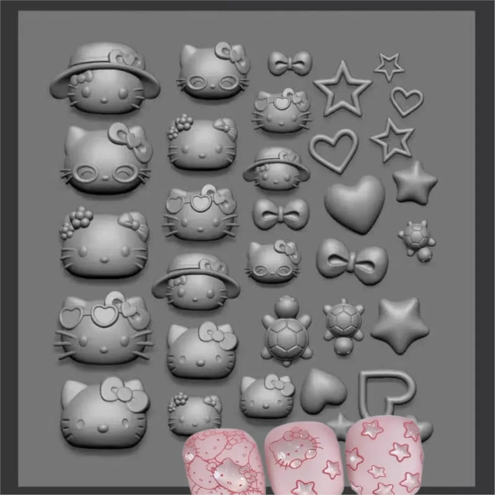 3D Silicone Cute He…