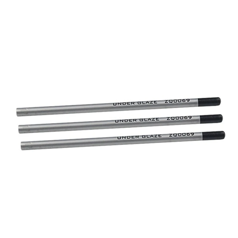 

3Pcs Black Underglaze Pencils,Underglaze Pencils For Pottery,Underglaze Pencil Precision Underglaze Pencil For Pottery