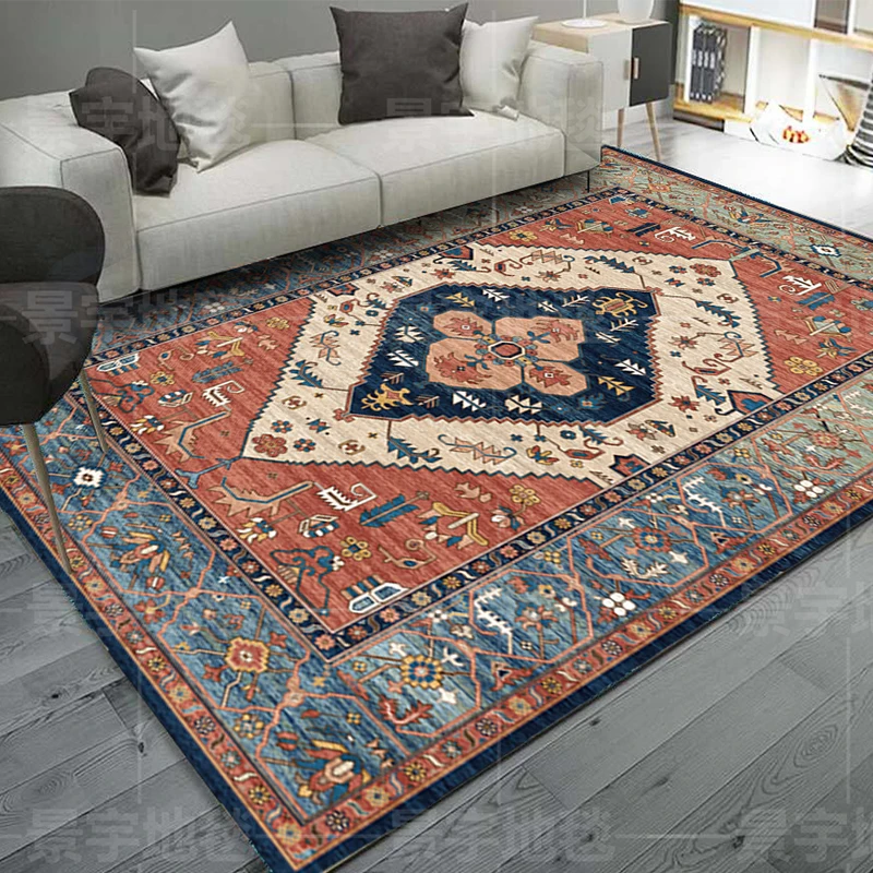 Northern Europe Moroccan Bedroom Living Room Retreo Rug Bohemia Ethnic Style Household Carpet