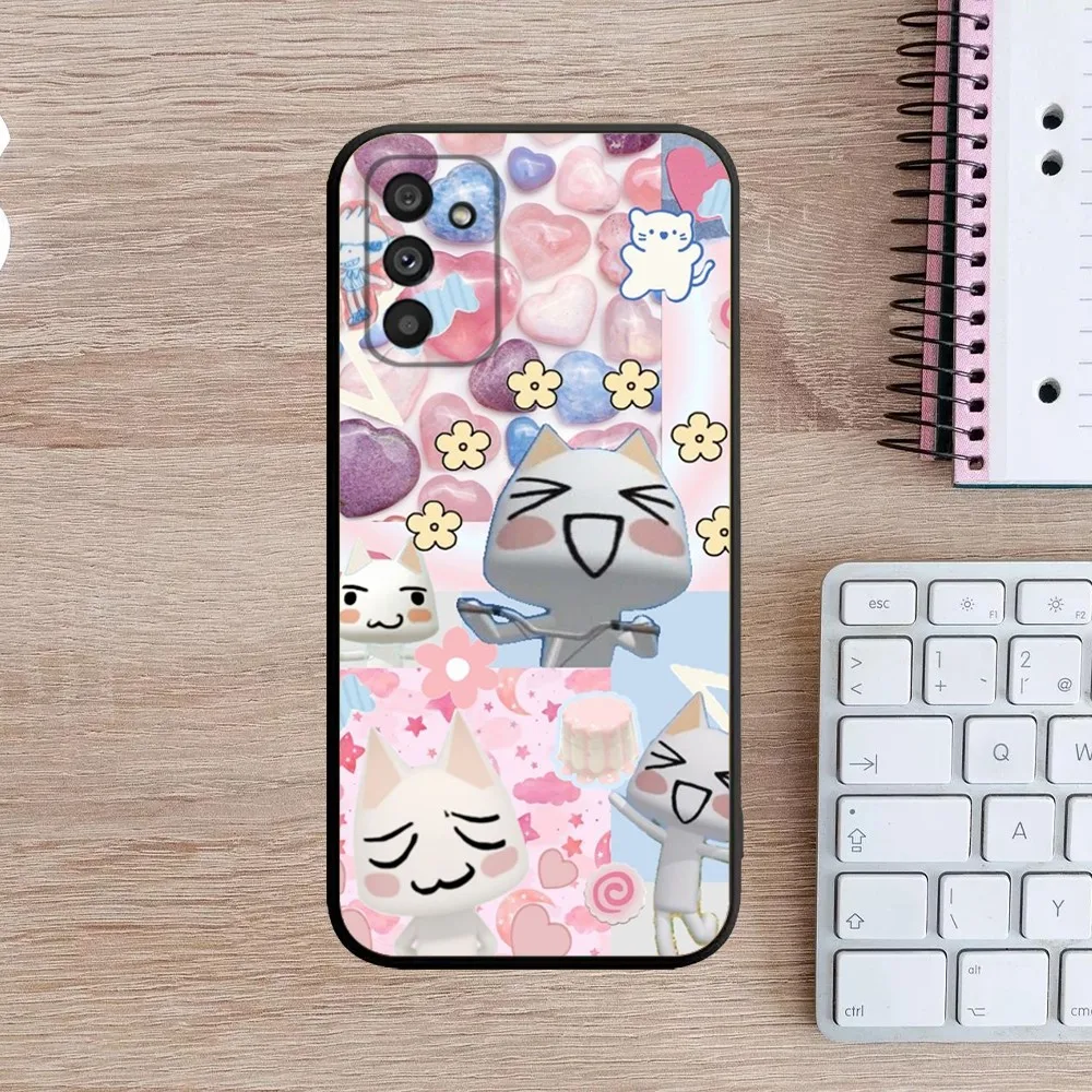 Cute Lnoue Toro Phone Case For Samsung Galaxy A13,A21s,A22,A31,A32,A52,A53,A71,A80,A91 Soft Black Cover