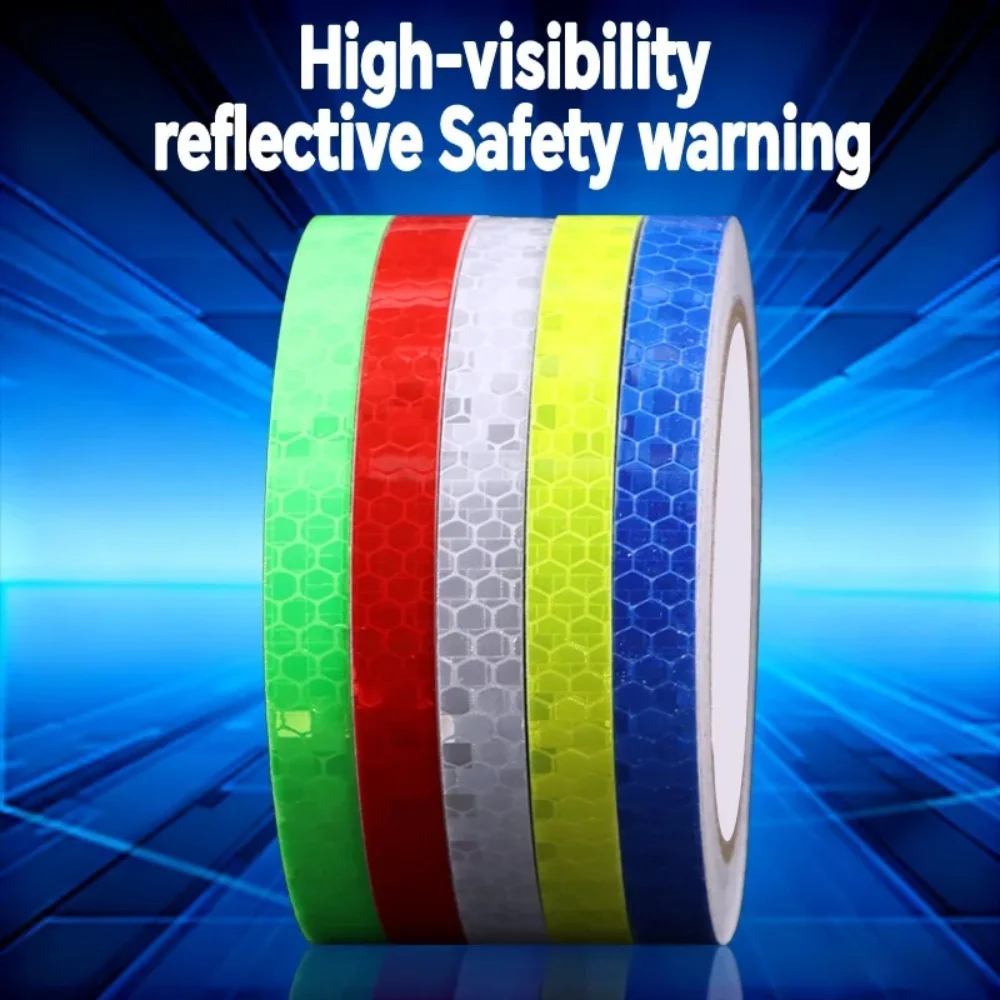 Waterproof self-adhesive reflective tape，outdoor high visibility safety warning lights，helmets for cars，bicycles，and scooters