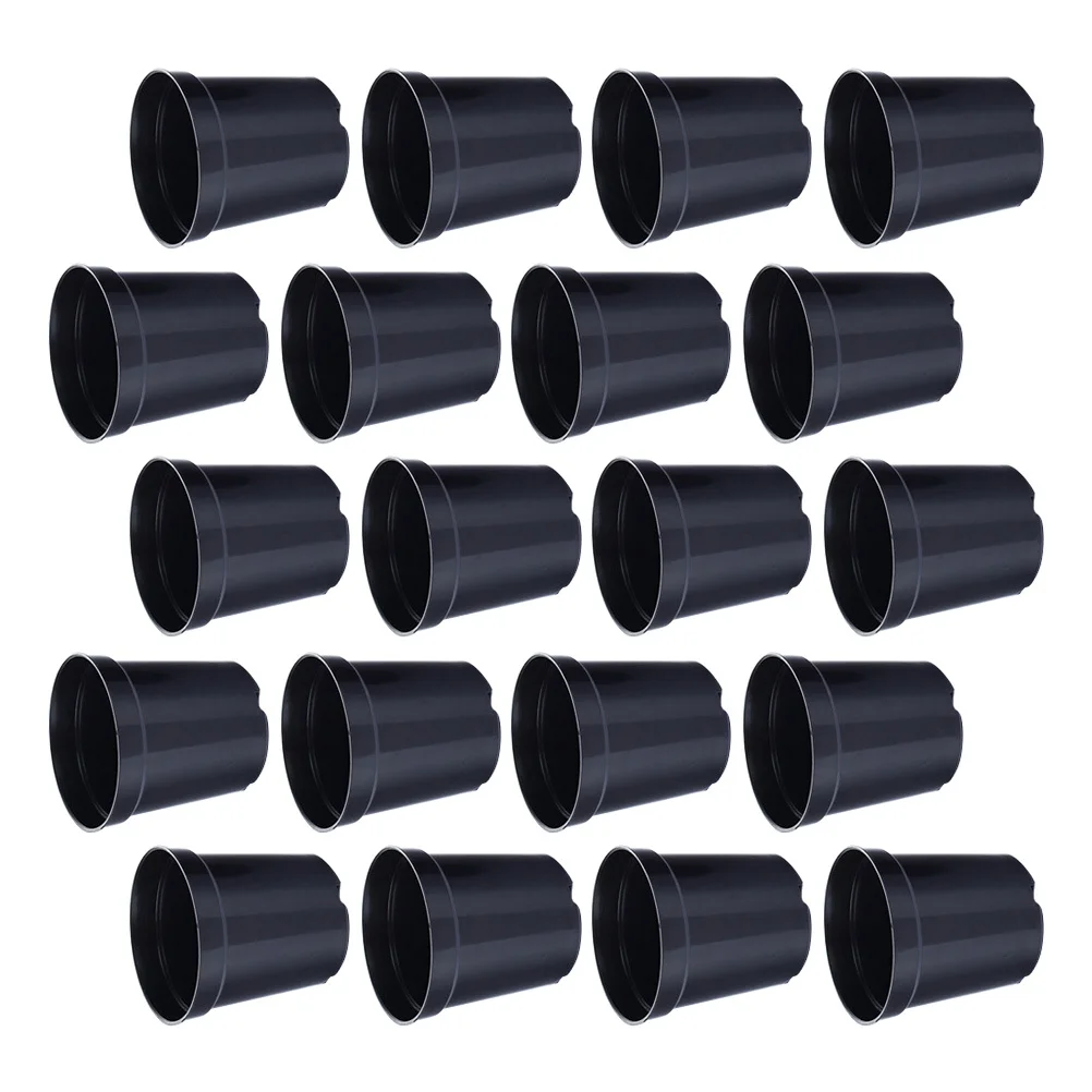 

20Pcs Plastic Plant Nursery Pots Thickened Basin Durable Reusable Outdoor Gardening Flower Planting Containers