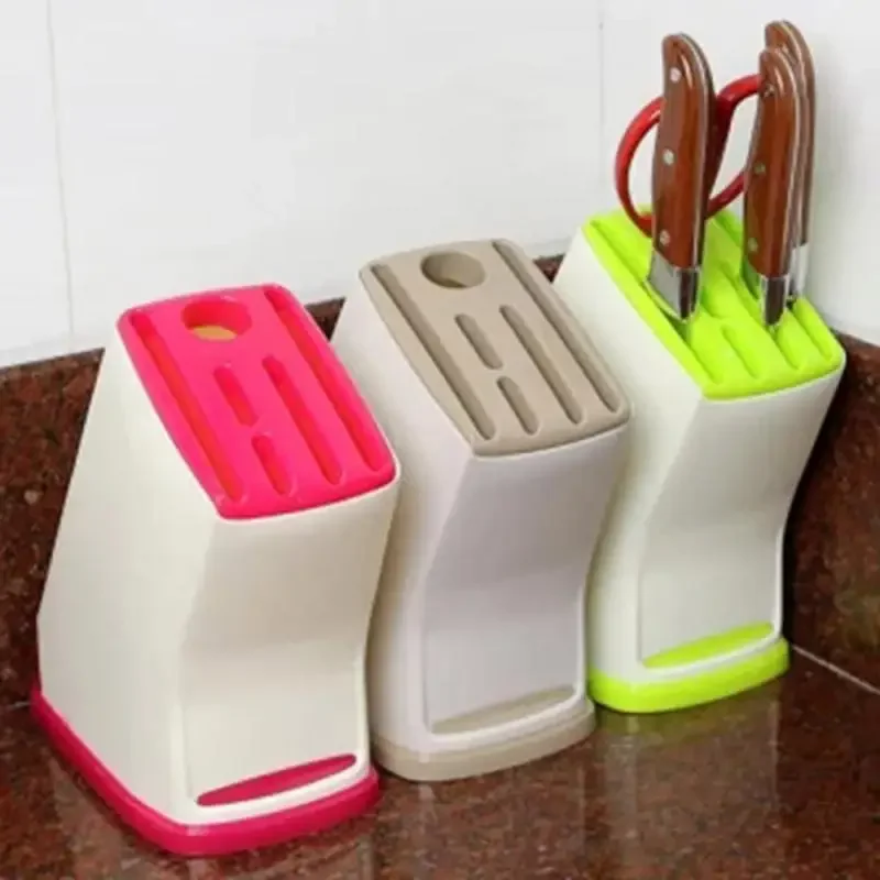 

1PCS Creative Kitchen Knife Rack Durable Knife Holder Multifunctional Drainage Cutlery Rack Knife Kitchen Finisher Wastafel dop