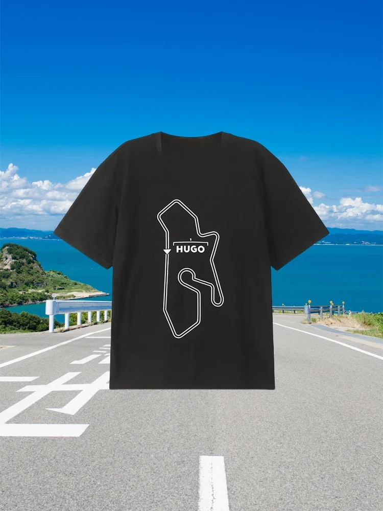 

2025 Fashion Trend Pure Cotton Printing New Product Series Cotton Crew Neck Short Sleeve T-Shirt