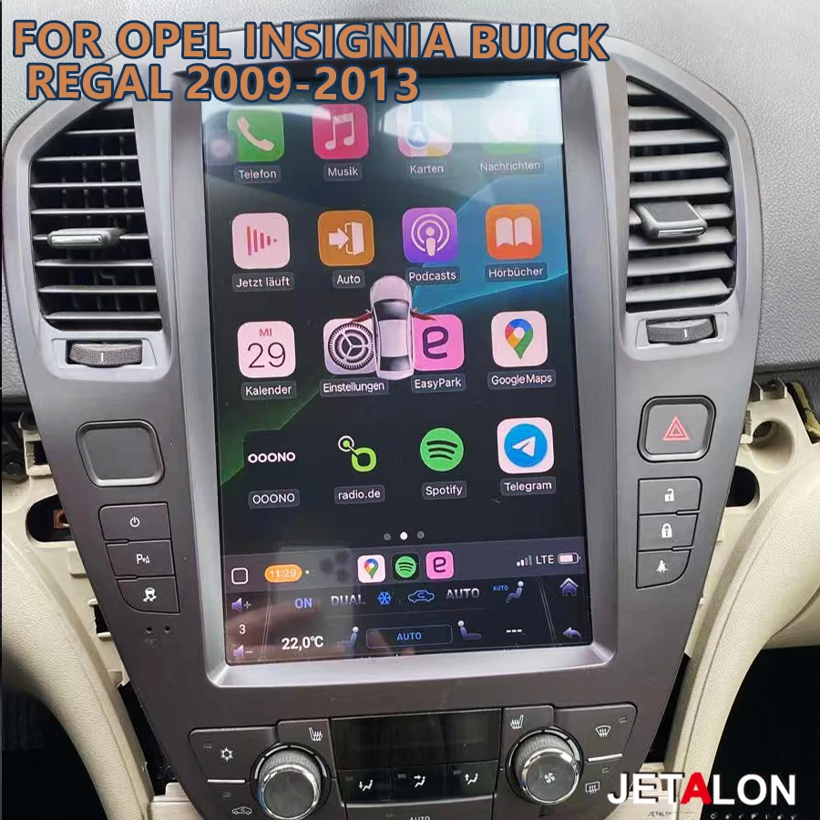 

Android 15 Car Radio 12.8inch Touch Screen For Opel Insignia Buick Regal 2009-2013 Wireless Bluetooth Carplay Stereo 4G Wifi