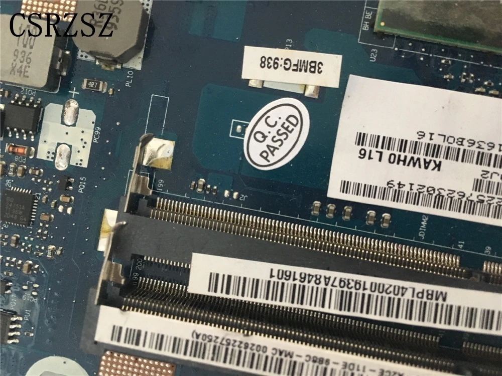 Imagem -03 - para Acer Emachines E725 5332 5732 E525 Notebook Mainboard Kawf0 La4851p Teste de Trabalho Perfeito