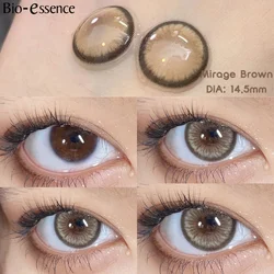 Bio-essence Colorcon Korean Lenses 1 Pair Color Contact Lenses For Eyes with Prescription Myopia Lenses Brown Eye Lenses