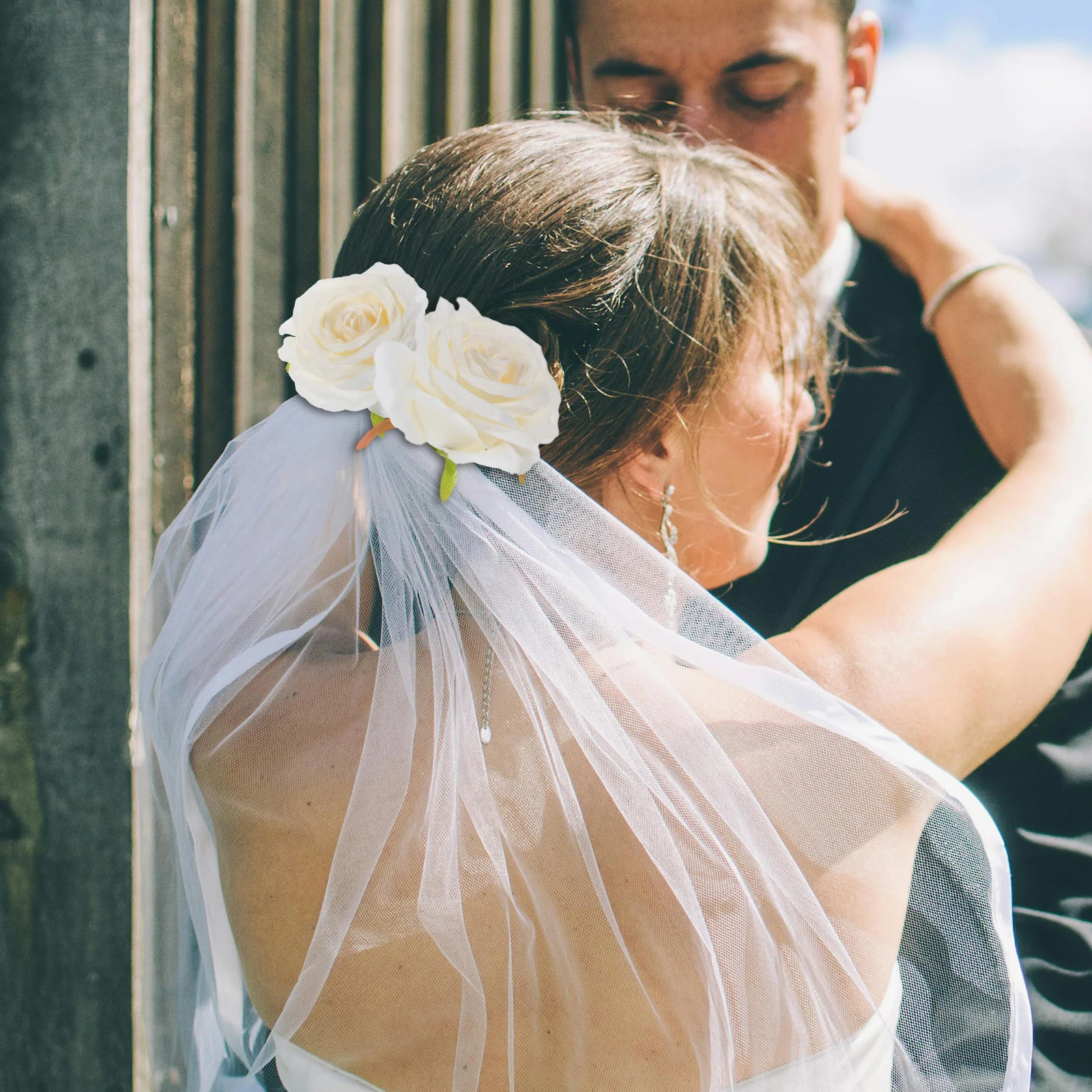 

6Pcs Artificial Roses Heads Realistic Simulation Silk Cloth Wedding Decoration Party Table Centerpieces Artificial Roses Heads