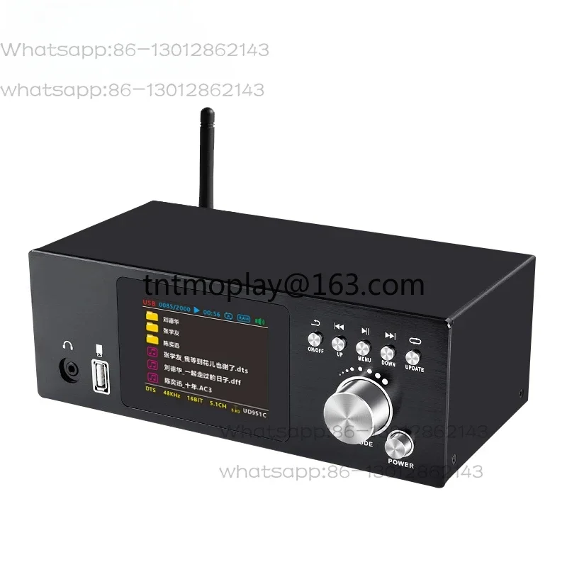 5.1 Audio decoder HDMI switching 3 in 1 out 4KDTS Dolby Atmos Bluetooth connection old power amplifier