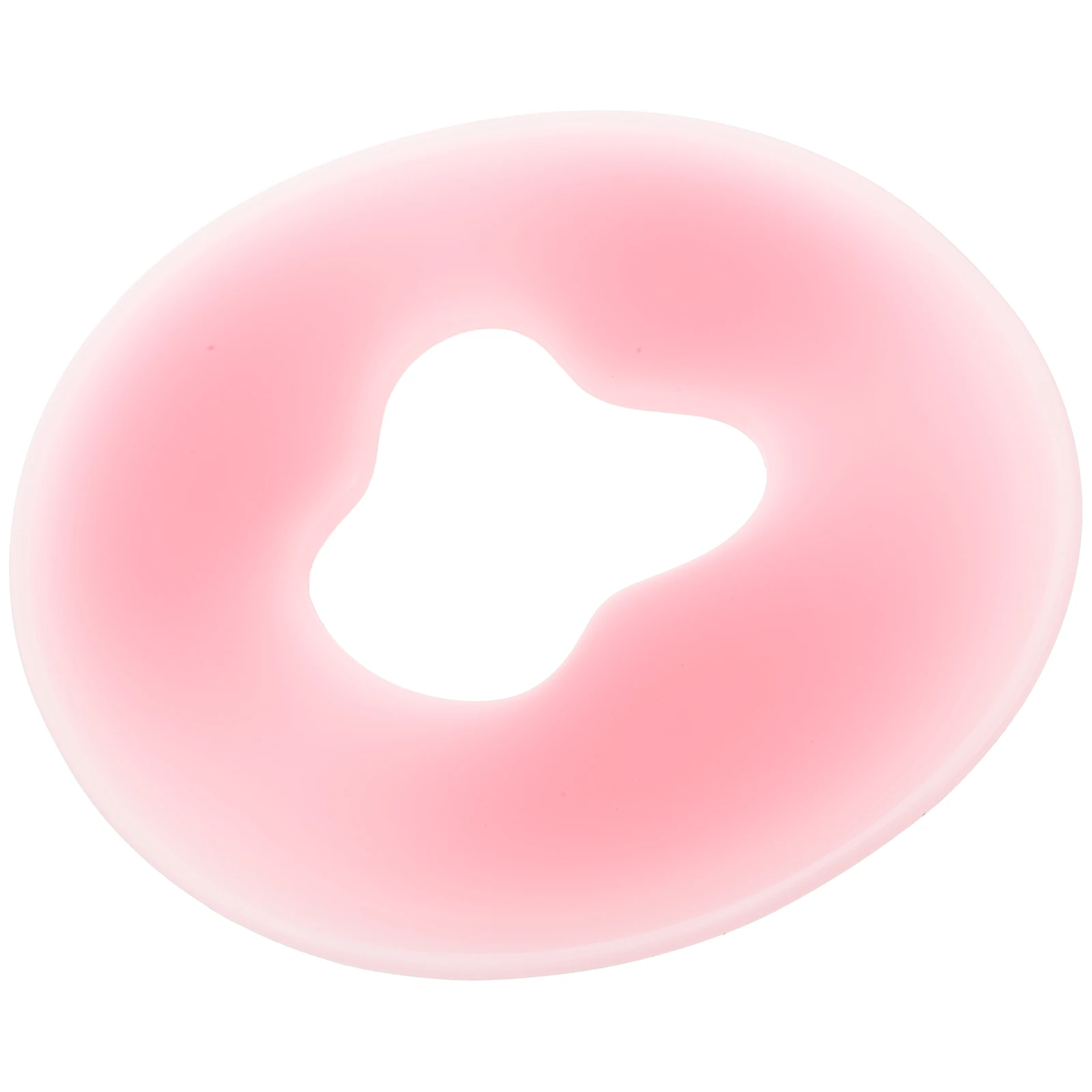 

Silicone Face Down Pillow Massage Headrest Bed Round 700g Safe Comfortable Spa Salon Use Portable Lightweight Practical