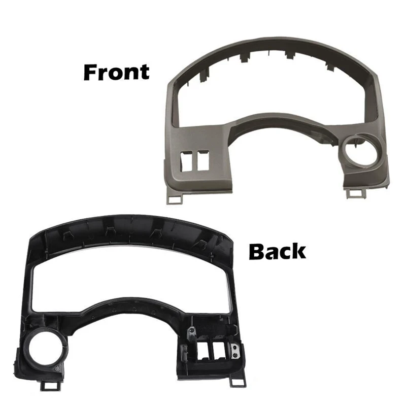 AM-رمادي لوحة القيادة غطاء مقياس الحافة 68240-7S000 لنيسان تيتان أرمادا 2004-2006 أداة العنقودية استبدال الإطار #4