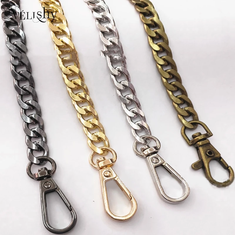 

40/120CM High Quality Metal Bag Chain DIY Woven Bag Aluminum Shoulder Strap Crossbody Bag Metal Replacement Chains Accessories