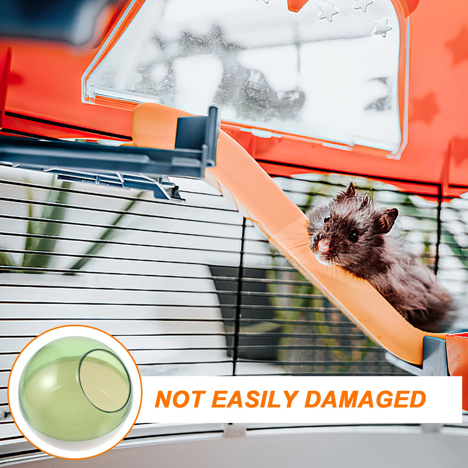 

Hamster Sand Bath Box Durable Small Animal Bathtub Smooth Edge Easy Clean Removable Tray For Guinea Pig Chinchilla Gerbil