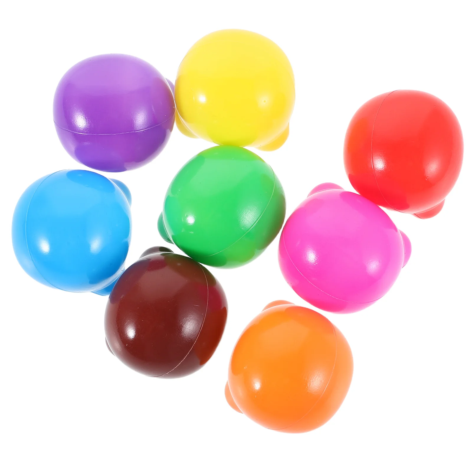 ลูกบอลกันกระแทกสำหรับเด็ก 100 ชิ้น ลูกบอลสำหรับบ่อบอลและสระน้ำ ของเล่นชายหาดน่ารัก สีสันสดใส สำหรับเด็กเล็ก