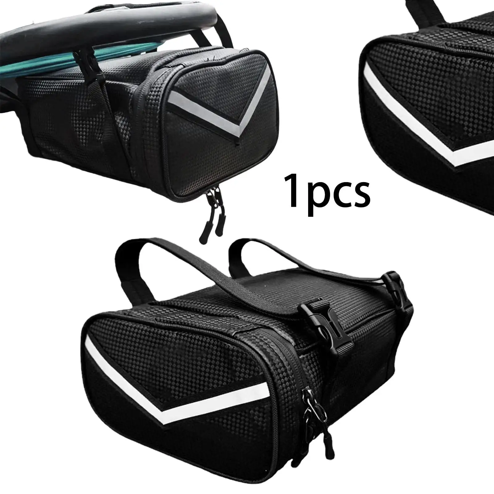 

Motorcycle Tail Bag Saddle Bag Easily Install Multifunctional Carry Pouch