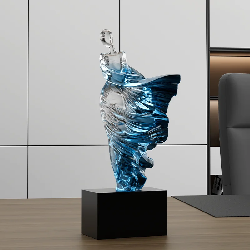 

Figurines Nordic Abstract Character Resin Sculpture Crafts Office Cafe Table Ornament Art Living room Desktop Statues Home Decor