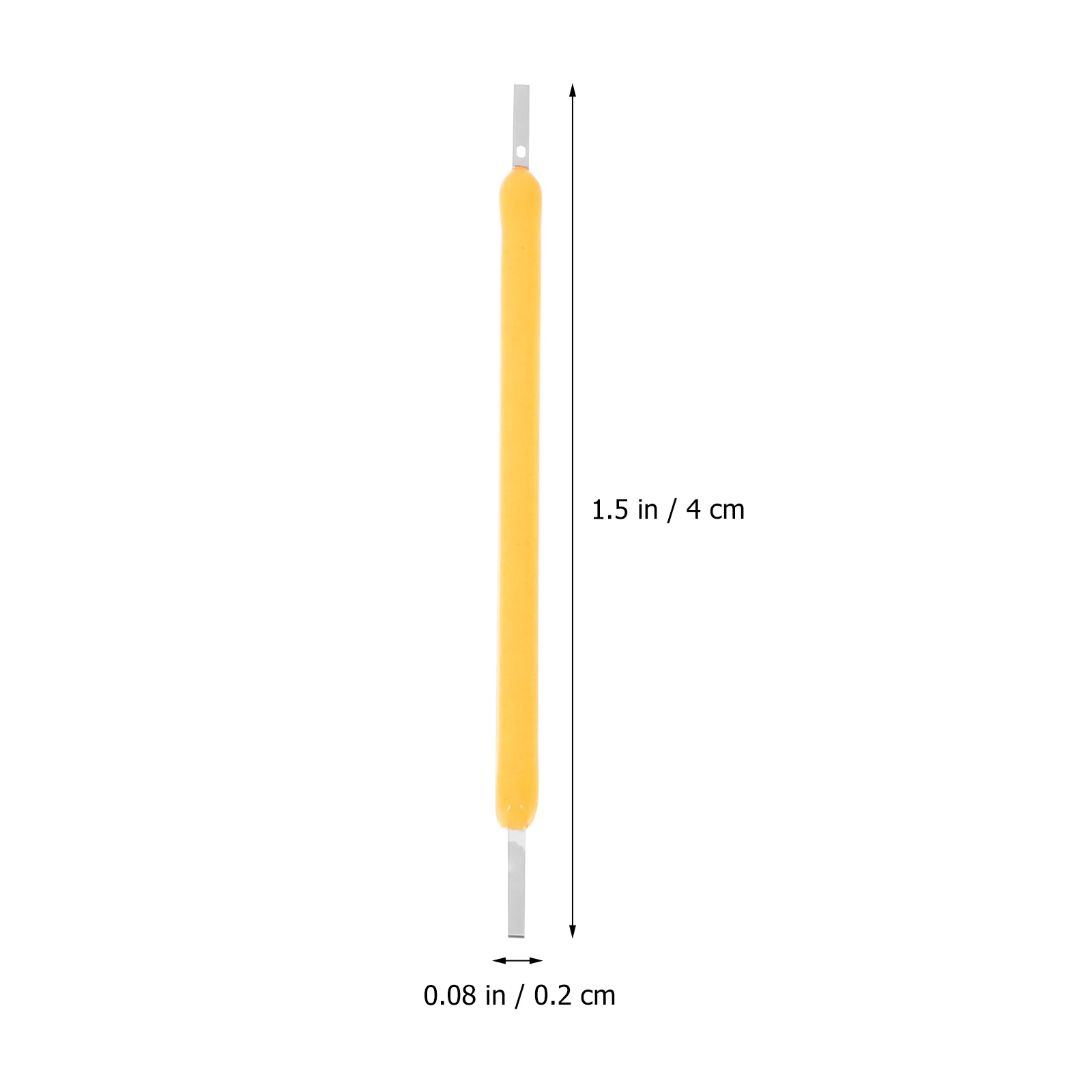 100pcs LED Hard Filament 3V 38mm 120mA Warm Light Bulb Parts Retro Diodes Lamp Fixtures Supply Energy Efficient Lighting
