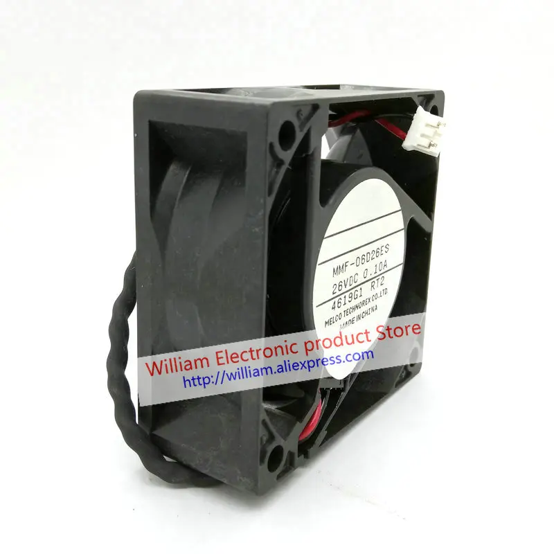 New Cooling Fan for Inverter MMF-06D26ES DC26V 0.10A 60x60x25MM 6cm