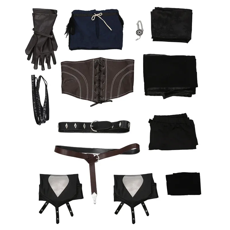 LCK01 Yennefer أزياء فانتازيا التأثيرية للنساء والفتيات ملابس لعب الأدوار أزياء القرون الوسطى للسيدات للهالوين CarnivYh1@!