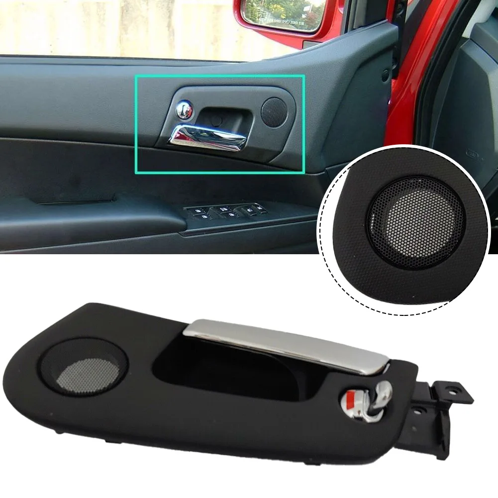 

New Practical Useful Inside Door Handle Interior Replacement Black For Sports 2005-2007 For Ssangyong Kyron Actyon Left Plastic