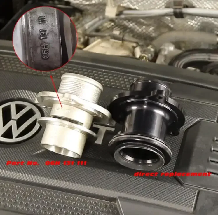 Turbo outlet Muffler Delete Pipe (EA888 Engine)for vw Golf Mk7 Polo