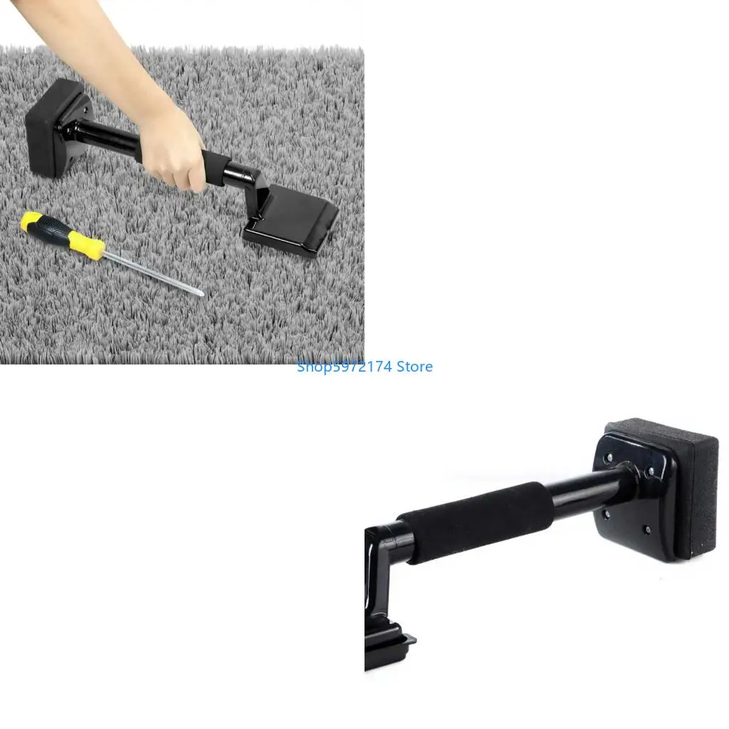 

Y3NB Lightweight Aluminum Steel Not Adjustable Carpet Positioner With Comforts Foam Handle For Easy Carpet Placement