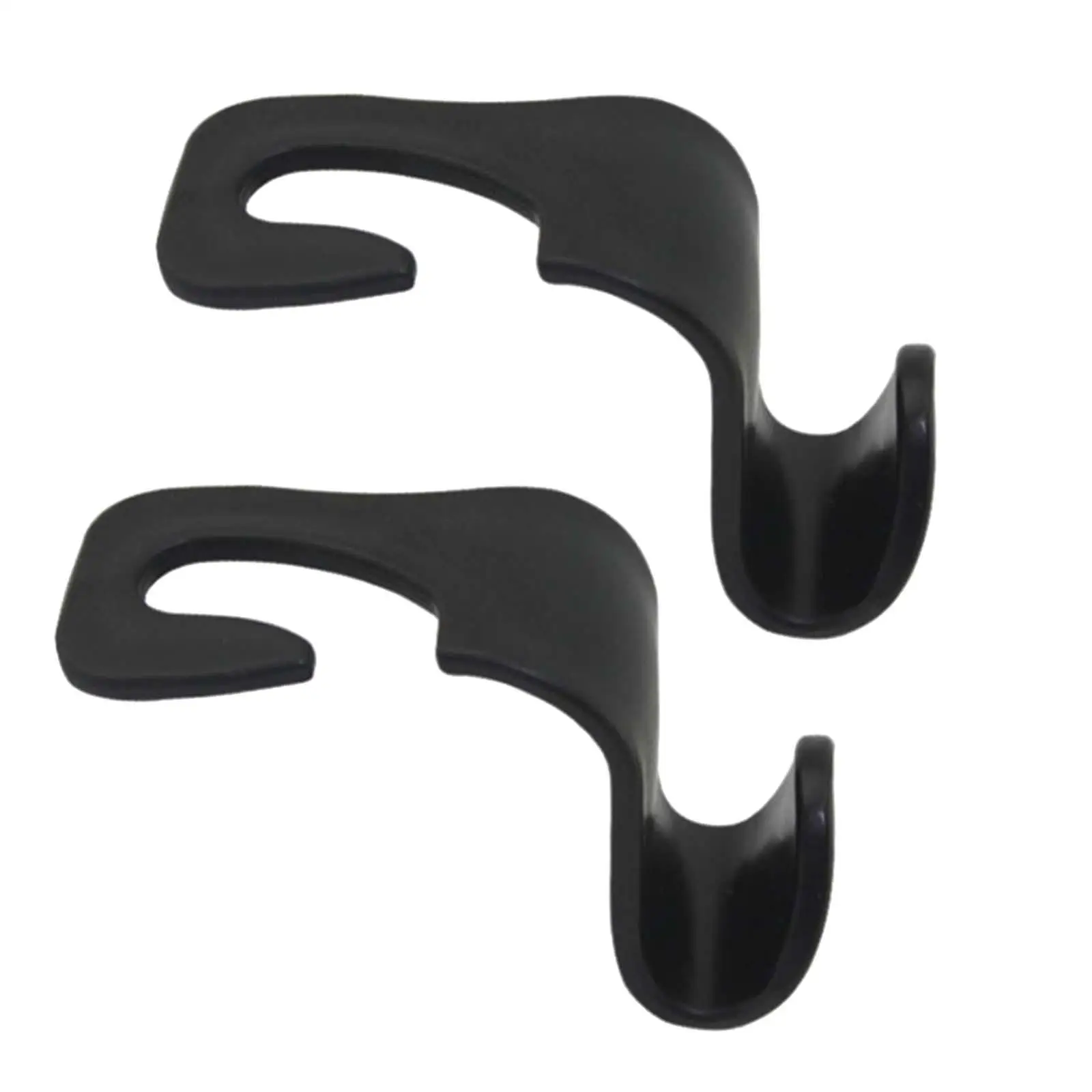 2 Pieces Headrest Hooks for Car Interior Accessories Durable Portable Headrest Hanger for Umbrellas Grocery Bag Handbag Purse