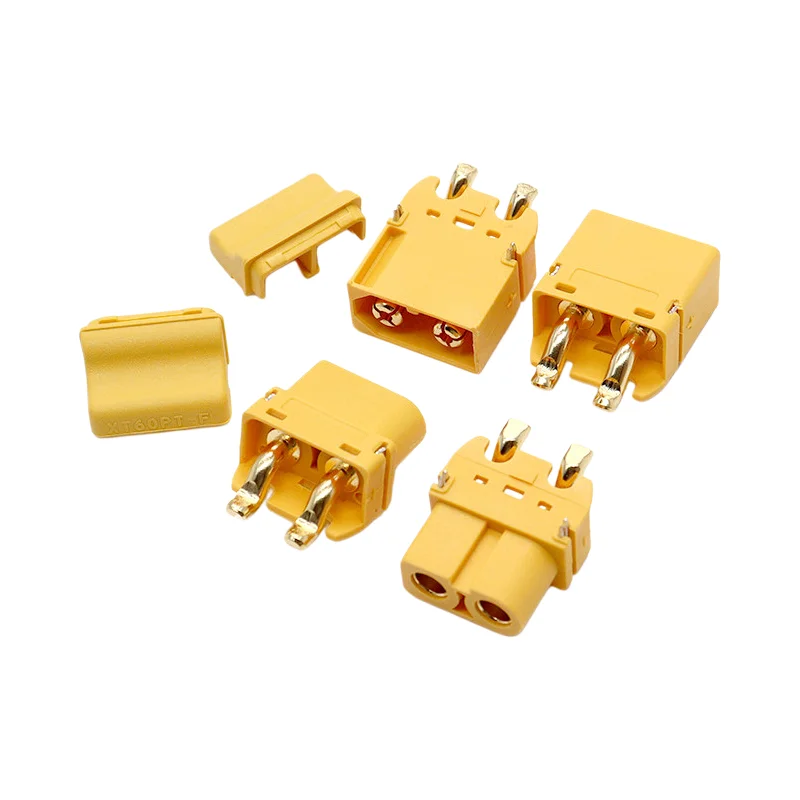Amass Original XT60PT Connector Vertical PCB Mount Plug 30A DC For RC Lipo Battery