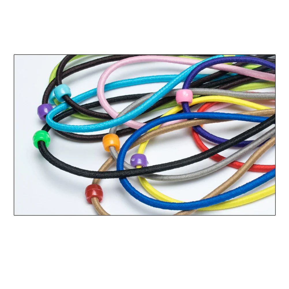 12 قطعة من حزام النظارات المضاد للانزلاق لحامل تثبيت النظارات المصنوع من النايلون المرن القابل للتعديل الملون مناسب لركوب الدراجات