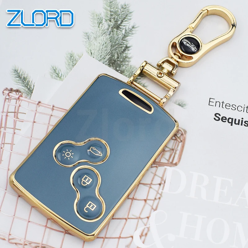 TPU Autosleutel Hoes Omhulsel Voor Renault Kaptur Captur Logan Laguna Zoe Koleos Danilo Nema Fluence Megane 2 3 Clio Scenic Duster