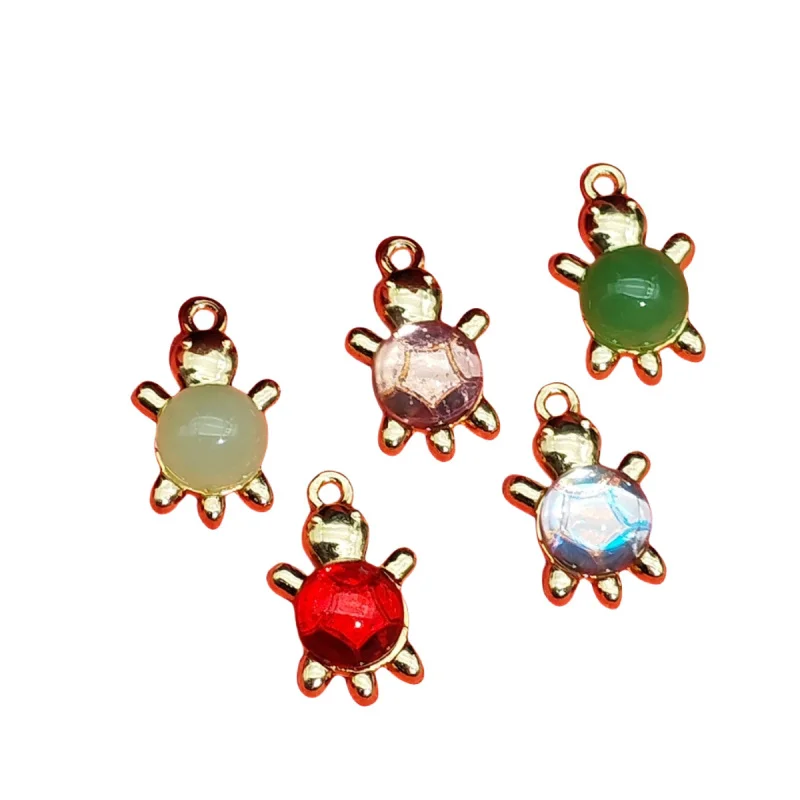 20pc set Manufacturer Wholesale Alloy Turtle Pendant for HandcraftingDIYBracelet Bead Car Hanging Ornament Materials