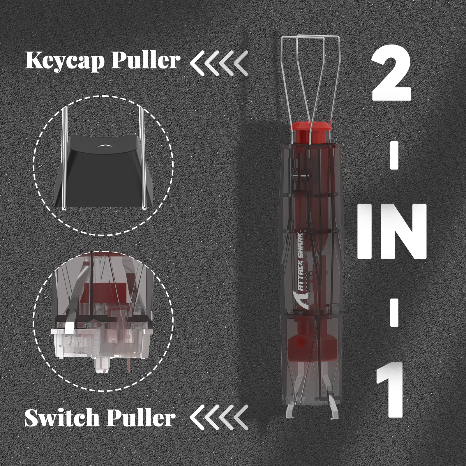 ATTACK SHARK KS01 2-in-1 Keyca - Keycap Puller Ring ulasan dan harga