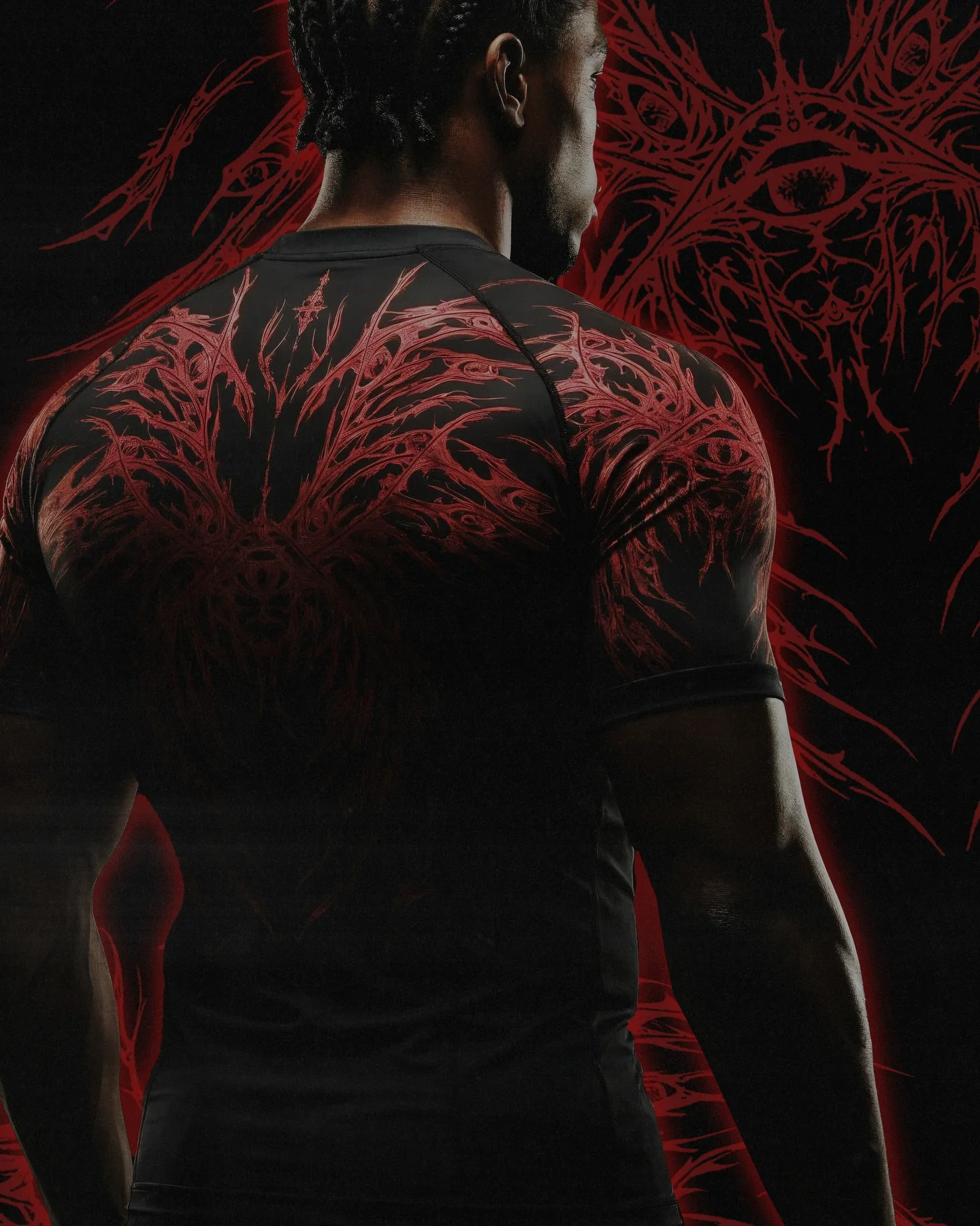 04-American-style Hot sale high-elastic compression training sports base layer running Scottish fitness wear for men women