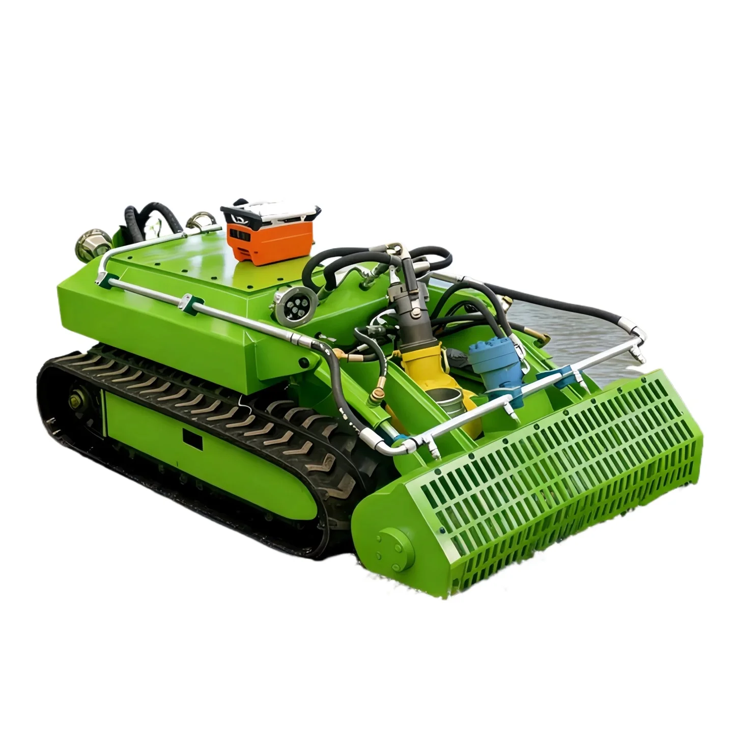 Underwater dredging robot River pipeline culvert sludge sludge cleaning machine Remote control crawler dredging robot