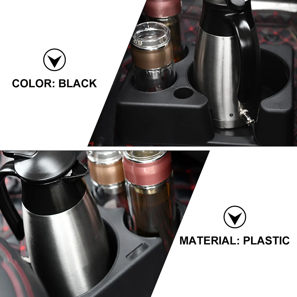 

1pc Car Seat Gap Holder Water Cup Rack Durable Plastic Beverage Organizer For Car Auto Cup Shelf Easy Install Lightweight Gift