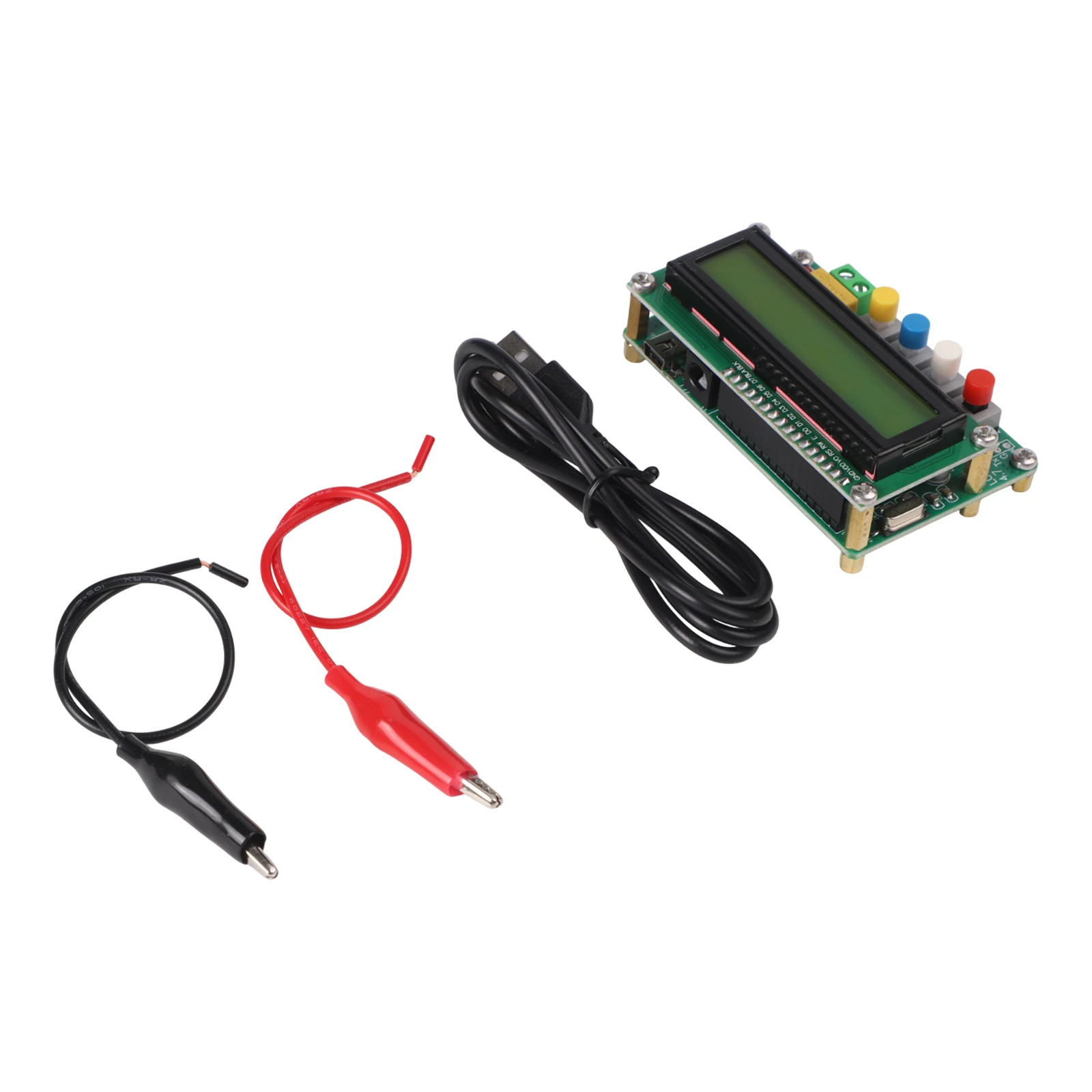 Capacitance Measurement Instrument Analyzer Capacitance Tester 0.01 PF Resolution 500 KHz Test Frequency Accuracy 1