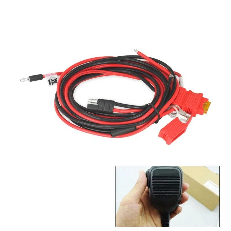 

652F Durable Power Cable Power Supply Cable for XPR XTL CDM for CM MaxTrac XTL2500 XTL5000 Mobile Radios Accessories