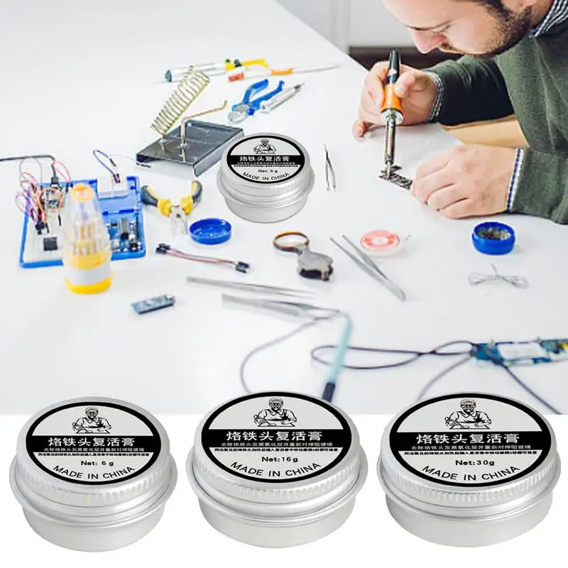 

Lead free Solder Paste Maintenance Soldering Tin Soldering Iron Tip Resurrection Paste High Temperature Solder Paste Supplies