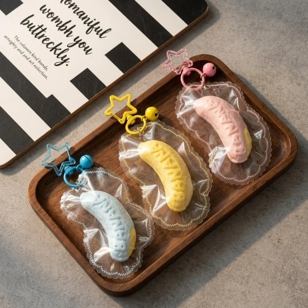 Soft Fidget Sticky Bag Slow Rebound Slow Rising Slow Rebound Simulated Fruit Food Food Grade Silicone Banana Bread