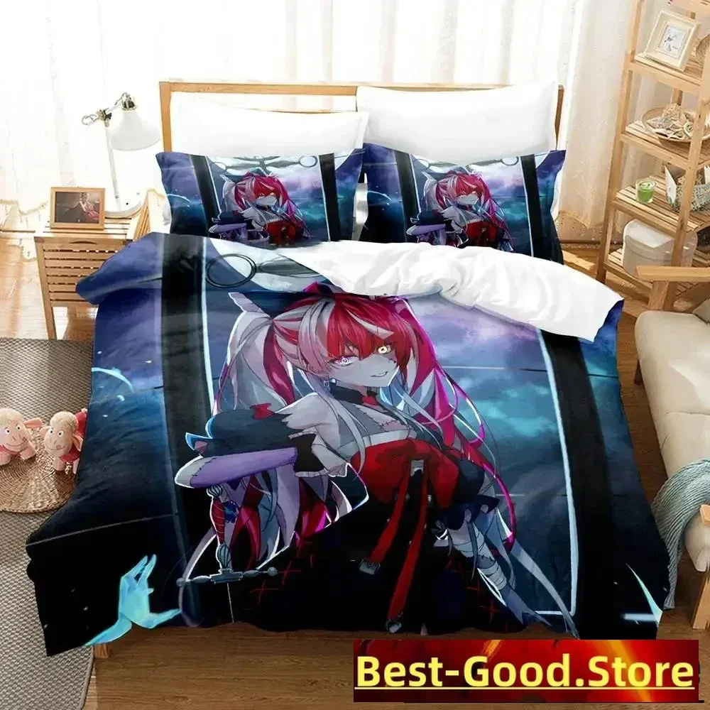 Kureiji Ollie The Iconic Zombie Idol Bedding Set Duvetcover Bed Set Quilt Cover Pillowcase Comforter king Queen Size Boys Adult