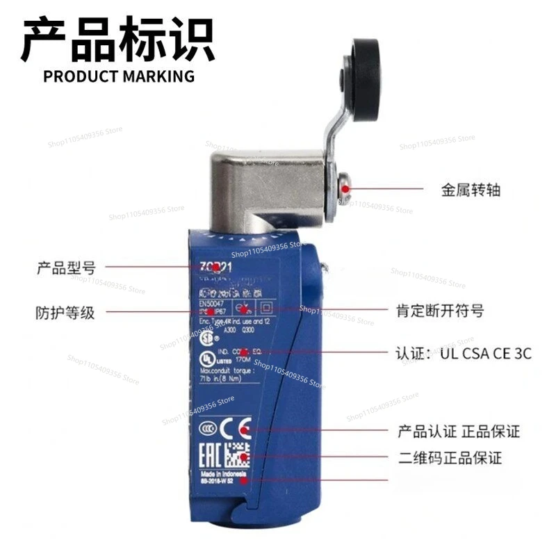 

For Limit Switch for ZCP21 Mechanical Mold XCKP2102P16 XCKP2118P16 XCKP2145P16