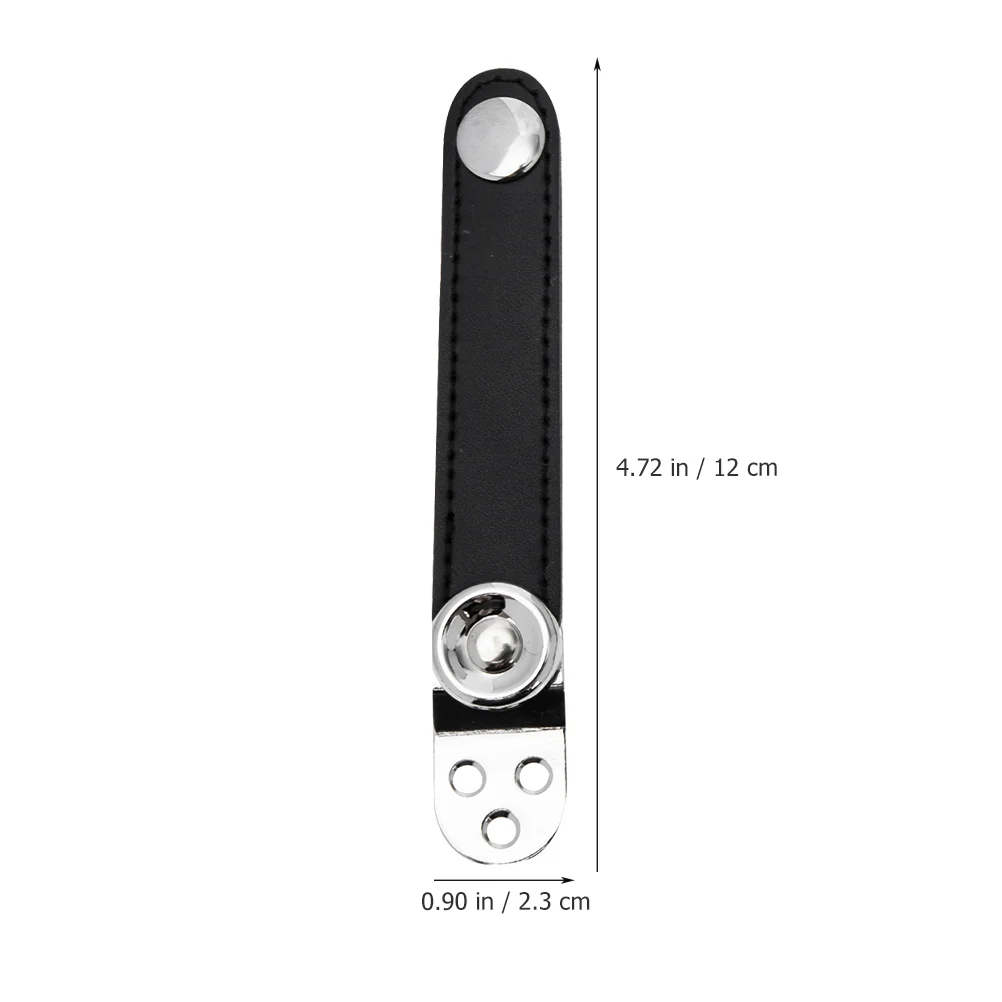 2 Pcs Black Steel Metal Connecting Accordion Strap Extender For Harness With Buckles Accessories Bellows Belt Accordion Bass