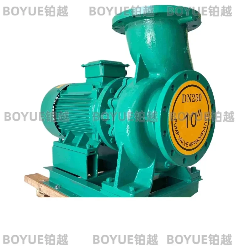 Horizontal Pipeline Pump DN300 Large Flow Circulating Water Pump Industrial Drainage Booster Pump High Efficiency Centrifugal