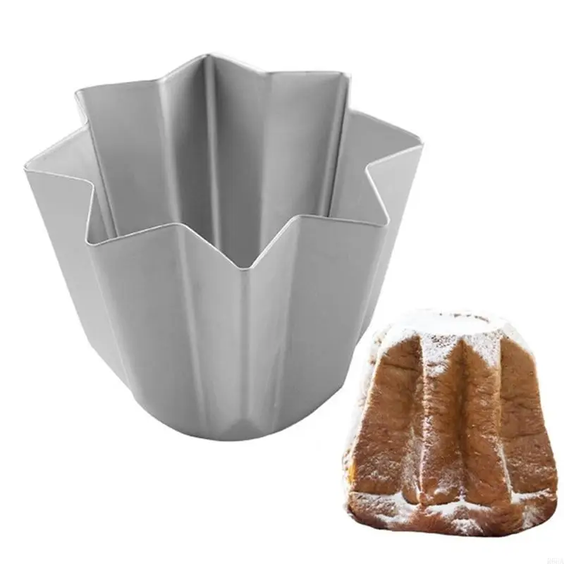 R66A Pandoro Cake Mold Non-stick Mousse Cheese Cake Mold Deep Octagonal Cake Mould