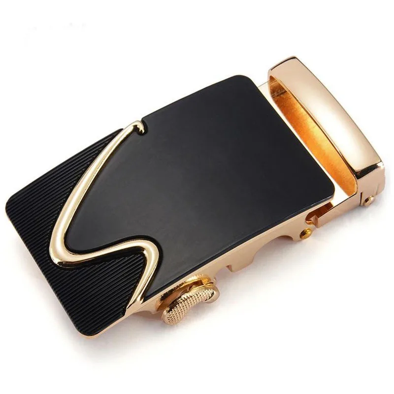 حزام أعمال بإبزيم معدني بنمط هندسي للرجال لعام 2025 - ملحق حزام الخصر للجينز وملحقات أجهزة السراويل